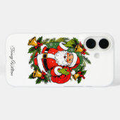 可愛いヴィンテージ伝統的エレガントメリークリスマス Case-Mate iPhoneケース (裏面 (横))