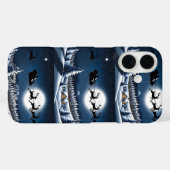 可愛いヴィンテージ伝統的エレガントメリークリスマス Case-Mate iPhoneケース (裏面 (横))