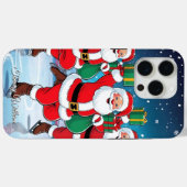 可愛いヴィンテージ伝統的エレガントメリークリスマス Case-Mate iPhoneケース (裏面 (横))