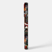 可愛いヴィンテージ伝統的エレガントメリークリスマス iPhoneケース (左側面)