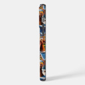 可愛いヴィンテージ伝統的エレガントメリークリスマス iPhoneケース (左側面)