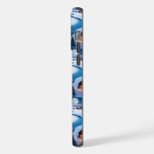 可愛いヴィンテージ伝統的エレガントメリークリスマス iPhoneケース (左側面)