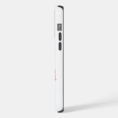 可愛いヴィンテージ伝統的エレガントメリークリスマス iPhoneケース (左側面)