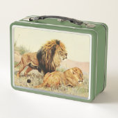 可愛いヴィンテージ好き メタルランチボックス (裏面)