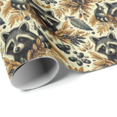 可愛いヴィンテージ柄 ラッピングペーパー (ロールコーナー)