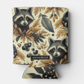 可愛いヴィンテージ柄 缶クーラー (裏面)