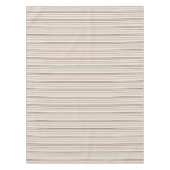 可愛いヴィンテージ白ストライプ赤 テーブルクロス (正面)