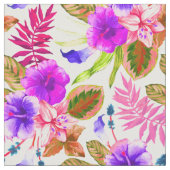 可愛いヴィンテージ花柄 ファブリック (クローズアップ)