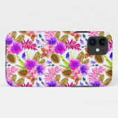 可愛いヴィンテージ花柄 Case-Mate iPhoneケース (裏面(横))
