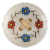 可愛いヴィンテージ裁縫ボタンセラミックノブ セラミックノブ (正面)