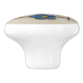 可愛いヴィンテージ裁縫ボタンセラミックノブ セラミックノブ (側面)