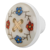 可愛いヴィンテージ裁縫ボタンセラミックノブ セラミックノブ (右)