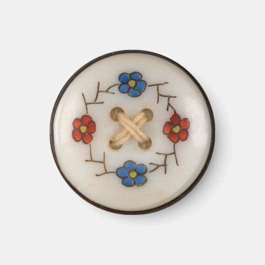 可愛いヴィンテージ裁縫ボタン磁石 マグネット (正面)