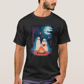 可愛いヴィンテージ読幽霊の先生H用ブックティー Tシャツ