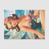 可愛いヴィンテージ 薄葉紙 (正面)