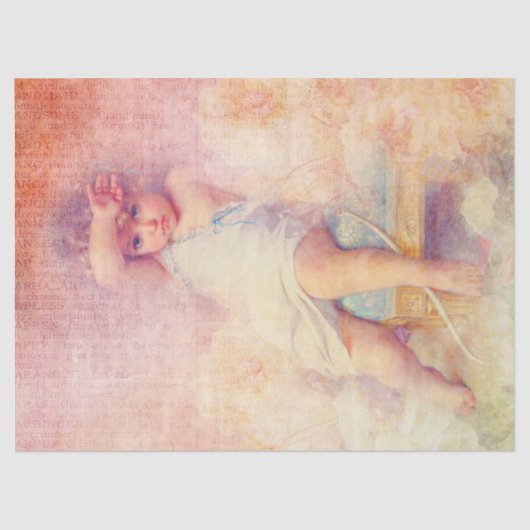 可愛いヴィンテージ 薄葉紙 (正面)