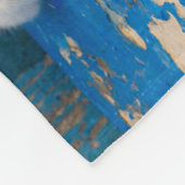 可愛い三毛猫おもしろい子猫写真__ フリースブランケット (角)