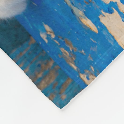 可愛い三毛猫おもしろい子猫写真__ フリースブランケット (角)