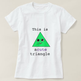 可愛い三角形 Tシャツ
