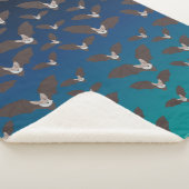 可愛い不気味こうもり シェルパブランケット (3/4)