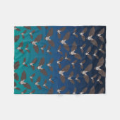 可愛い不気味こうもり フリースブランケット (正面(横))