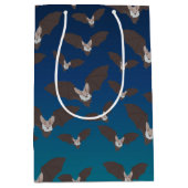 可愛い不気味こうもり ミディアムペーパーバッグ (正面)