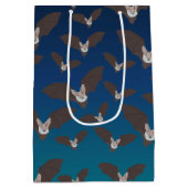 可愛い不気味こうもり ミディアムペーパーバッグ (裏面)