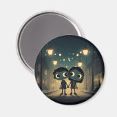 可愛い不気味とゾンビの恋 – マグネット (正面/裏面)