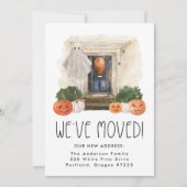 可愛い不気味とハ幽霊のよく出るロウィーンムービング 案内状 (正面)