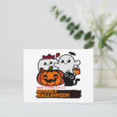 可愛い不気味ハロウィン ポストカード (スタンド正面)