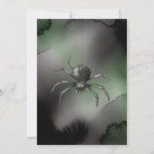 可愛い不気味モンスターバッシュハローウィンパーティ 招待状 (裏面)