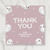 可愛い不気味ワンハロウィーンガール1stバースデースクエア フェイバータグ (正面)