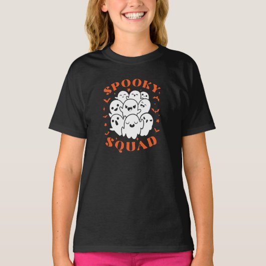 可愛い不気味分隊ハロウィーン Tシャツ (正面)