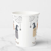 可愛い不気味幽霊たちとスパイダーズ初誕生日 紙コップ (右)