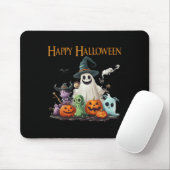 可愛い不気味幽霊ハロウィーンの衣装ハッピーハロウィー マウスパッド (マウス)