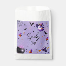 可愛い不気味最初の誕生日ハローウィンパーティ紫