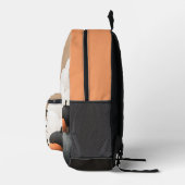 可愛い不気味水彩ハロウィーンウィッチ名物 プリントバックパック (右)