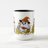 可愛い不気味飲みコーヒーコンボMUG, 15 oz マグカップ (中央)