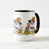 可愛い不気味飲みコーヒーコンボMUG, 15 oz マグカップ (正面右)