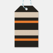 可愛い不気味魔女の子トリックまたはハロウィンの治療 ギフトタグ (裏面)