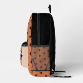 可愛い不気味魔女&幽霊トリックハロウィーン プリントバックパック (右)