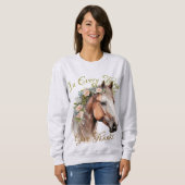 可愛い与え感謝していフローラ スウェットシャツ (正面フル)