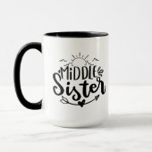 可愛い中姉にモノグラムを追加 マグカップ (左)