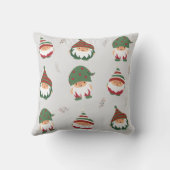 可愛い丸っぽいクリスマス小人柄 クッション (裏面)