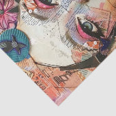 可愛い予測できなボホガールのデコパージュ 薄葉紙 (詳細)