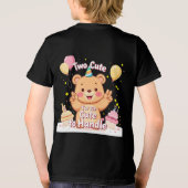 可愛い二人のハッピーバースデー トライブレンドTシャツ (裏面)