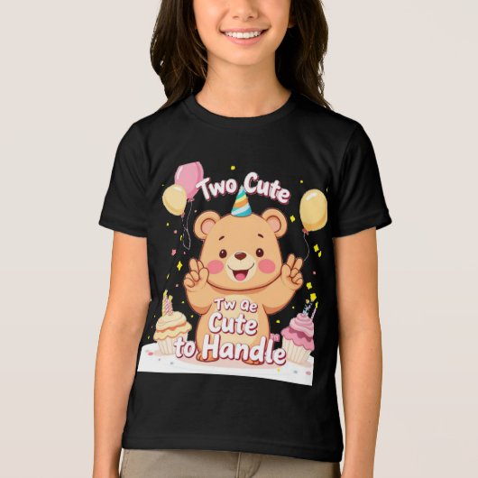 可愛い二人のハッピーバースデー トライブレンドTシャツ (正面)