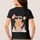 可愛い二人のハッピーバースデー トライブレンドTシャツ (裏面)