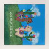 可愛い二人 ジグソーパズル (横)