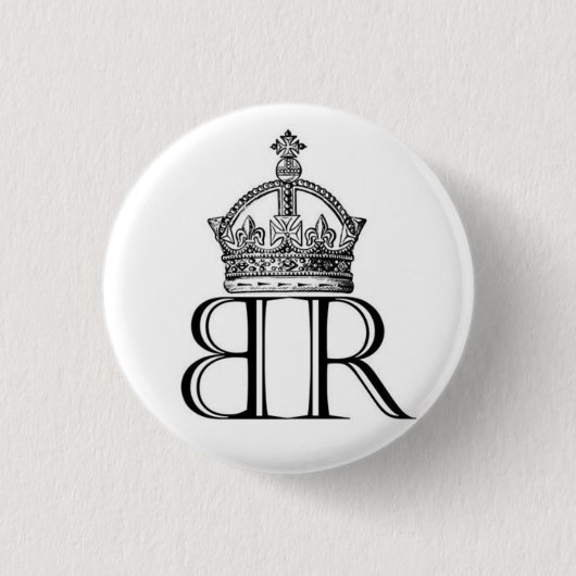 可愛い人の無慈悲な王冠のロゴボタン 缶バッジ (正面)